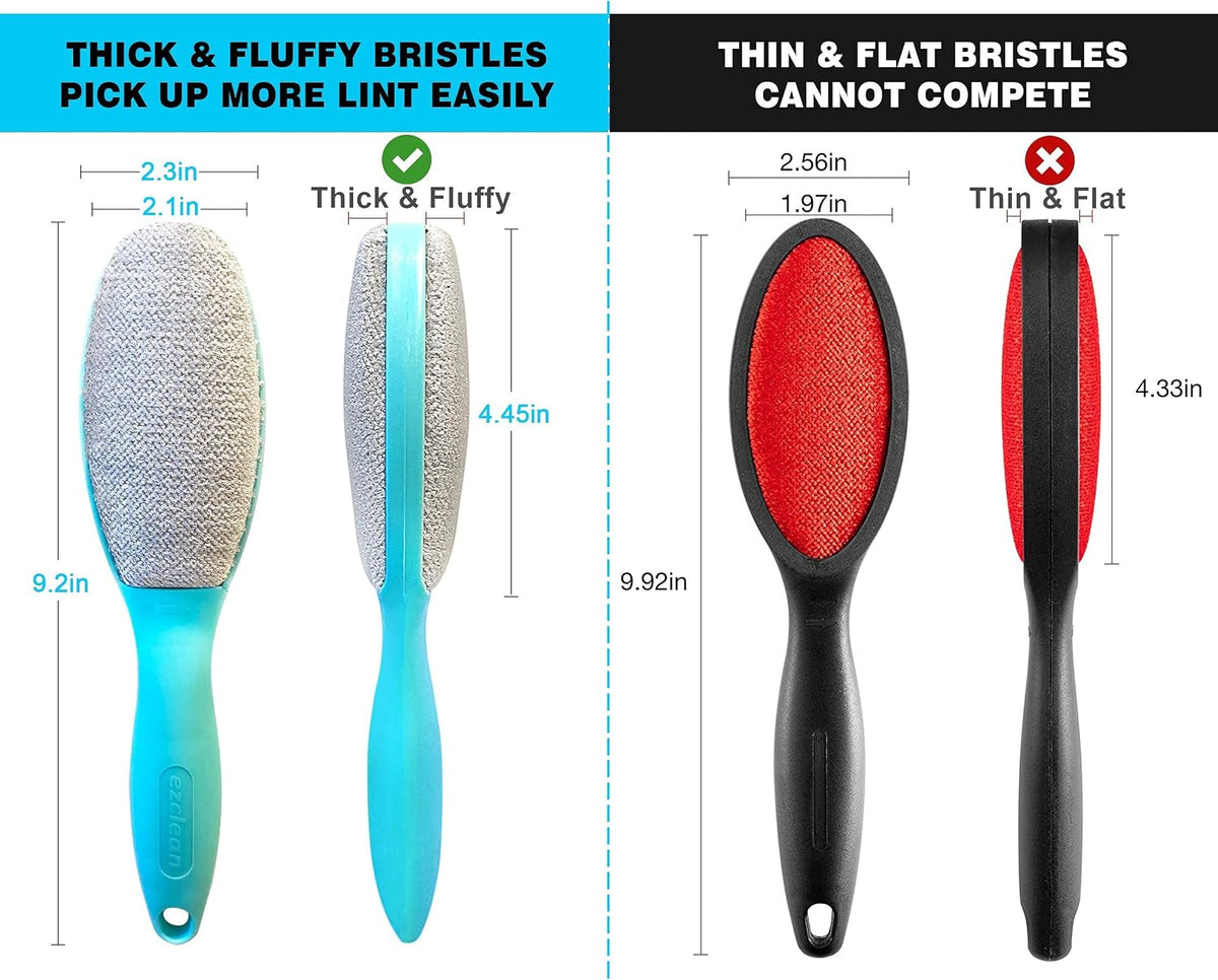 ezclean Reusable Lint Brushes for Clothes – 2 Pack
