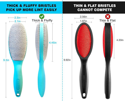 ezclean Reusable Lint Brushes for Clothes – 2 Pack