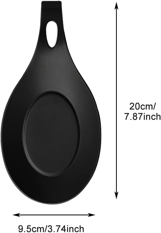 homfanseec Silicone Spoon Rests – Neutral Colors, 3 Pack