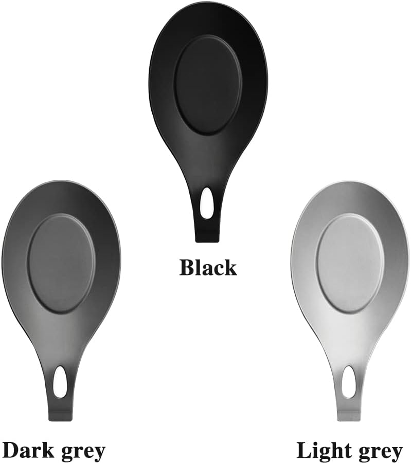 homfanseec Silicone Spoon Rests – Neutral Colors, 3 Pack