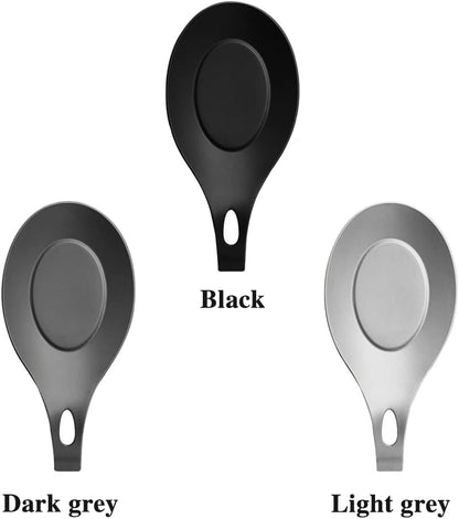 homfanseec Silicone Spoon Rests – Neutral Colors, 3 Pack
