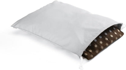 Augbunny Cotton Canvas Laundry Bags – Light Grey, Large, 2 Pack