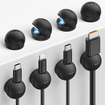 Lamicall Magnetic Cable Organizer Clips – 8 Pack