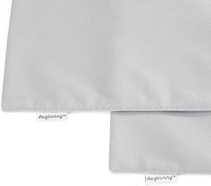 Augbunny Cotton Canvas Laundry Bags – Light Grey, Large, 2 Pack