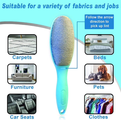 ezclean Reusable Lint Brushes for Clothes – 2 Pack