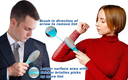 ezclean Reusable Lint Brushes for Clothes – 2 Pack
